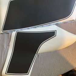 Huge Black And Clear Decal Decals Stickers 