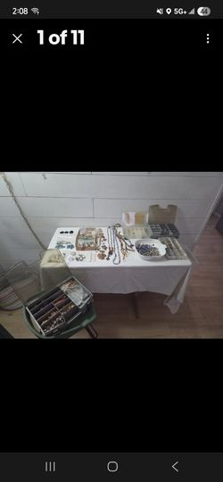 Antique Silver Large Beads And Necklace Jewelry Jewelry Making 750 Silver 
200$ for everything 
From estate
100$
Pick up Mesa Higley and University