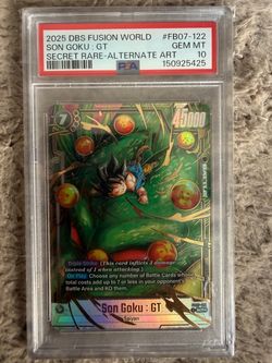 PSA 10 Son Goku GT FB07-122