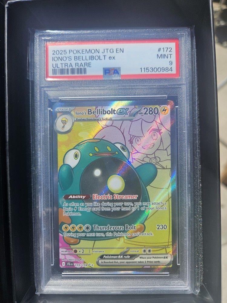PSA 9 BELLIBOLT EX POKEMON