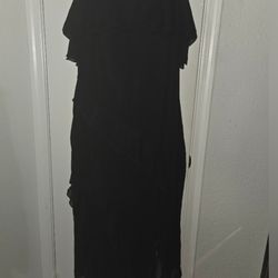 Spaghetti Strap Black Dress Sizes 3x And 4x Available