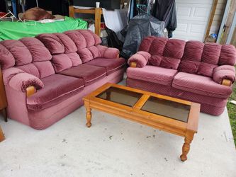Sofa and loveseat