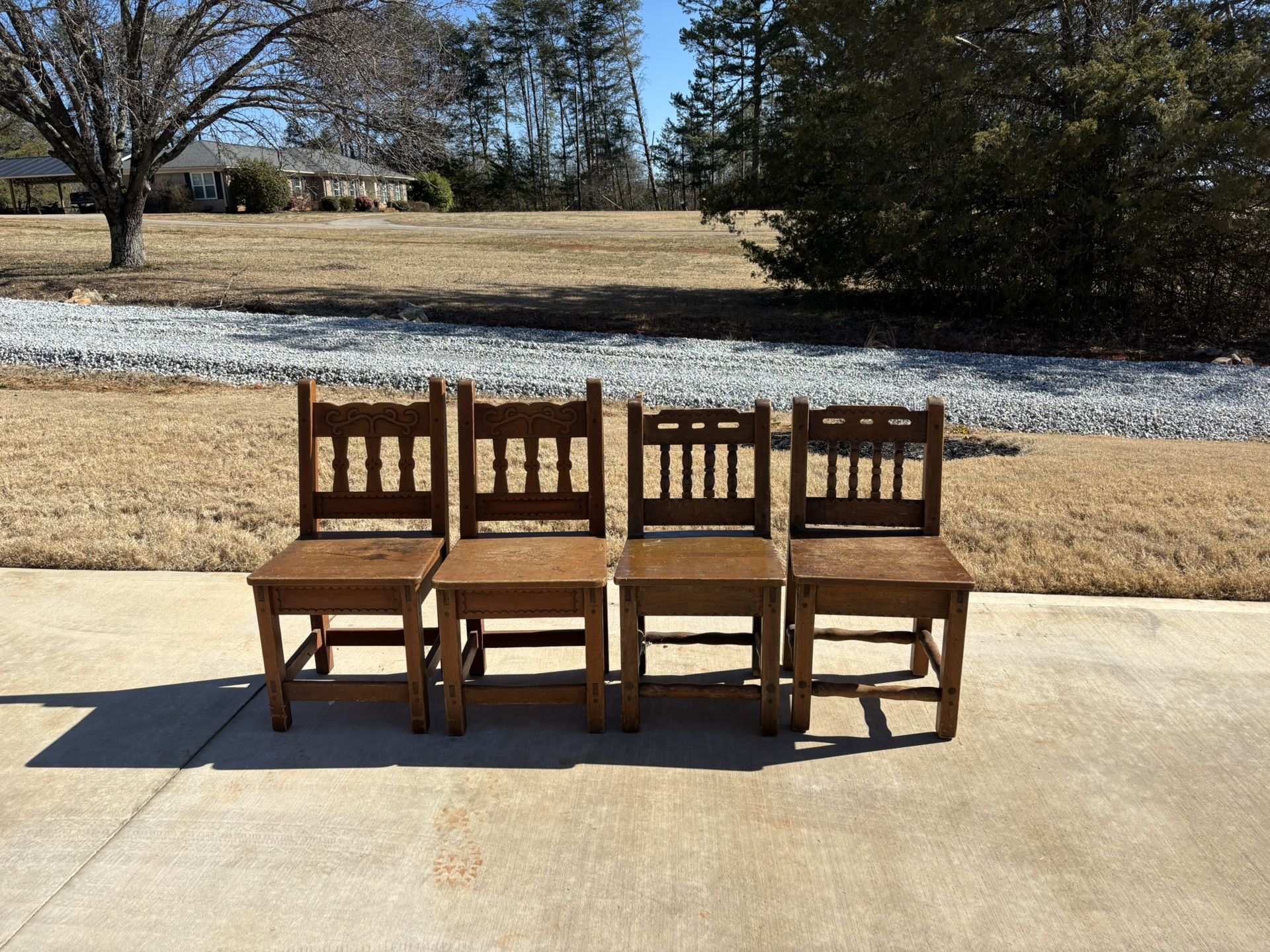 2 Sets Of Matching Chairs
