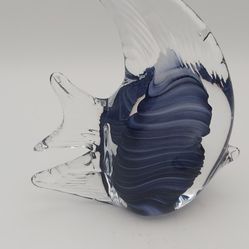 Vintage Glass Angel Fish 