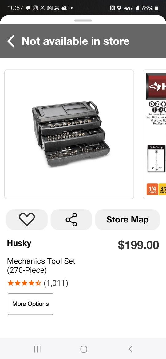 Mechanic Tool Set 270 Pieces