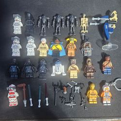 Lego star war minifigures and sets alot
