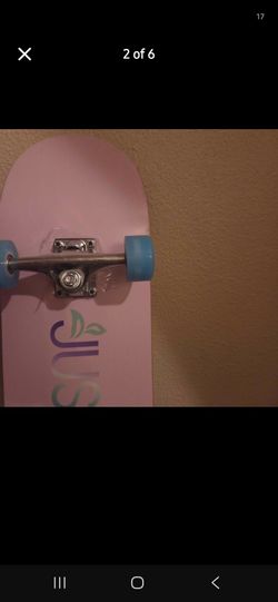 Pink Complete Skateboard with light up Wheels