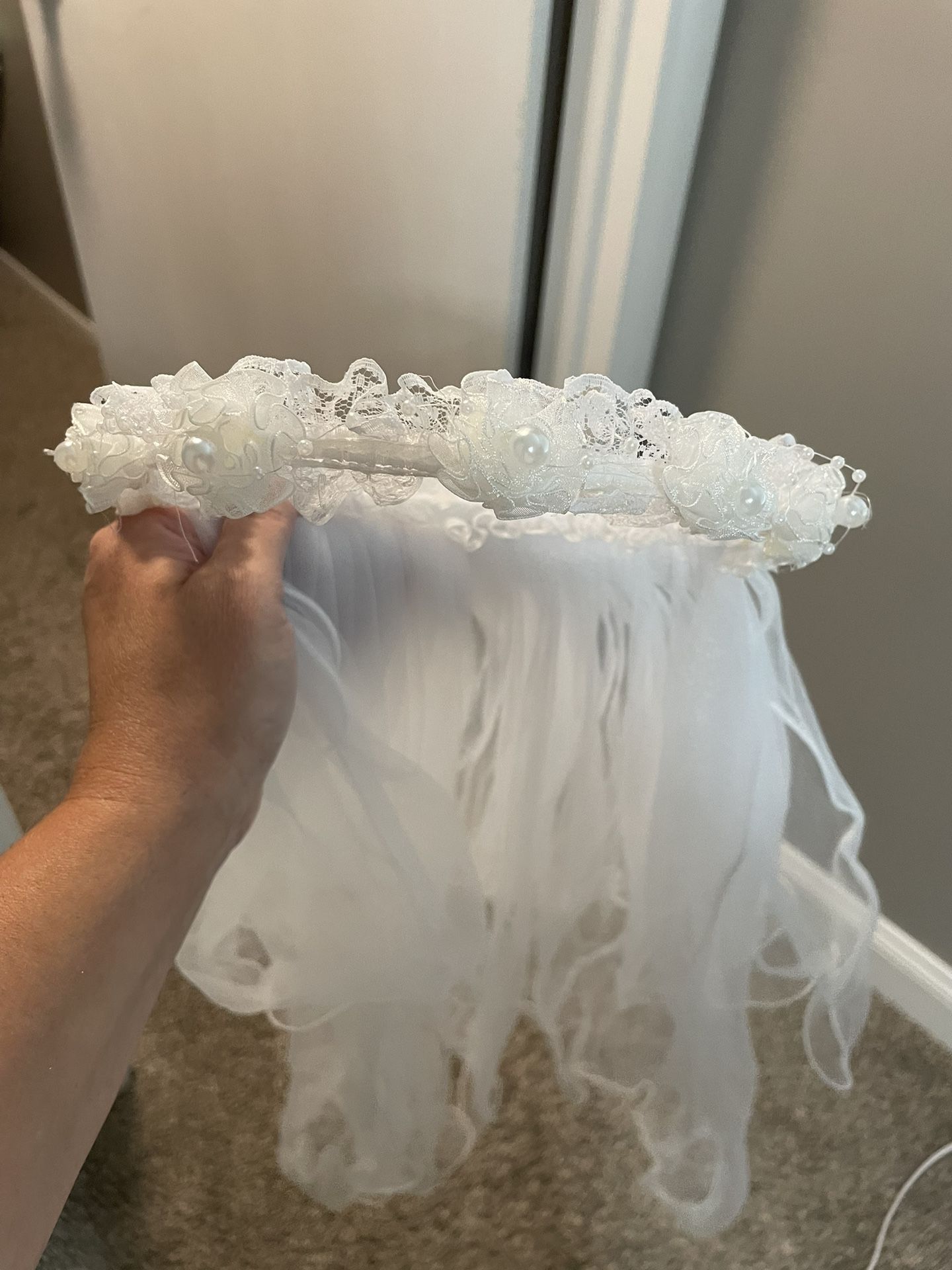First Communion Veil / Crown / Tiara