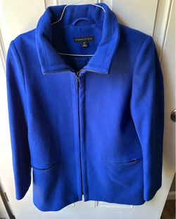 Preston & York Royal Blue Wool Blend Pea Coat