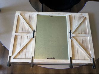 Mirror barn doors