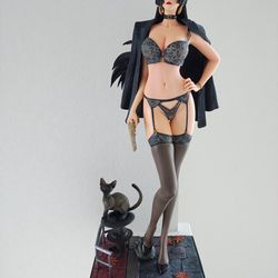 19.5 Inch With Electric One Piece Boa Hancock Sexy Girl Cartoon Cosplay Model Collection Toy Anime PVC Figure