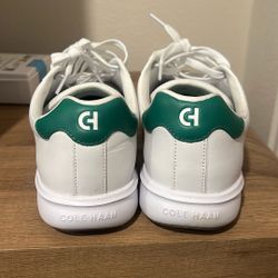 Cole Haan Grand Crosscourt Size 9.5 Green And White