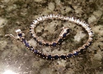 Sapphire bracelet