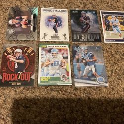 7 Drake Maye Rookie Football Cards New England Patriots MVP Candidate 
