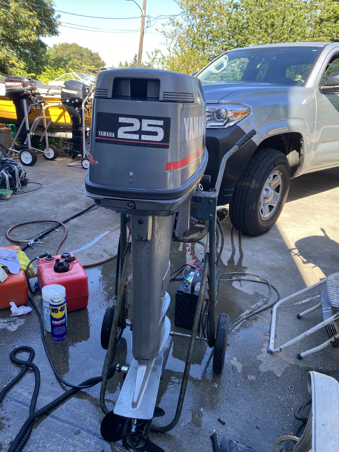 2000 Yamaha 2 Stroke Oils Injection Long Shaft Electric Start for Sale ...