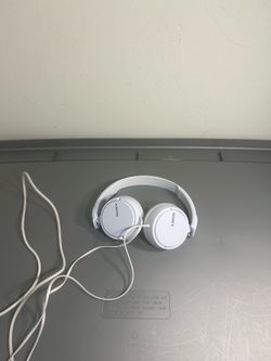 Sony Wired On-Ear Headphones White 3.5mm Stereo Headset
