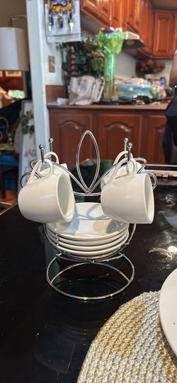 Gibson teacup set and plates