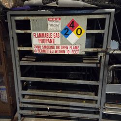 Propane Cage 20lb Tanks Capacity 14