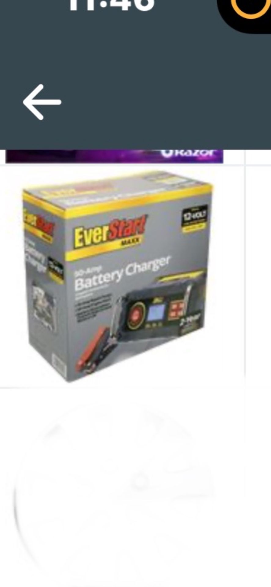 Everstart Maxx 15 Amp Automotive Battery Charger with 50 Amp Engine Start