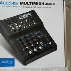Alesis Multimix 4 USBFX 4-Channel Mixer