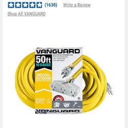 50 Ft Extension Cord - Vanguard Harbor Freight
