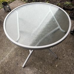 Glass Dining Out Door Table 