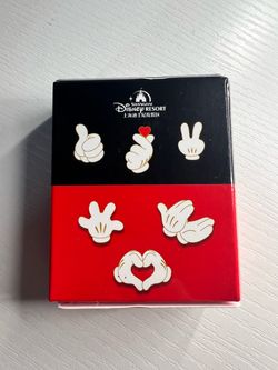 New SEALED Disney Shanghai Resort Mickey Hands Mystery Box Pin