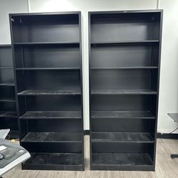 HON Black Metal Shelving Units