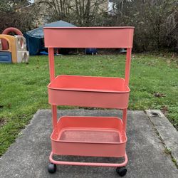 3 Tier Cart Pink