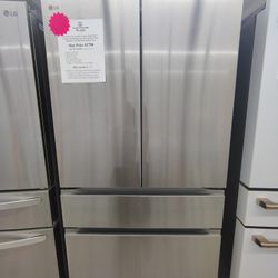 LG 26 Cu. Ft. SMART Counter Depth MAX French Door Refrigerator W/ Internal Water Dispenser In PrintProof Stainless Steel