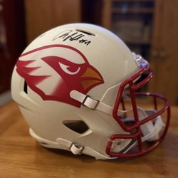 Anquan Boldin Signed Rivalry Replica Helmet