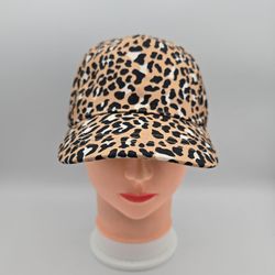 Unbranded Leopard Print Adjustable SnapbackHat 1