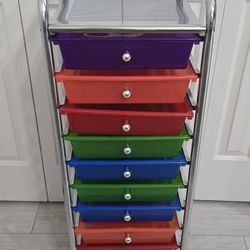Seville Classics 10-Drawer Organizer Cart