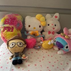 Hello Kitty and other Plushies