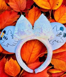 Mickey & Minnie Mouse  ghosts ears