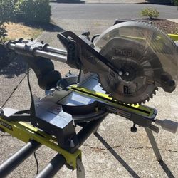 Ryobi 10" Sliding Miter Saw with stand