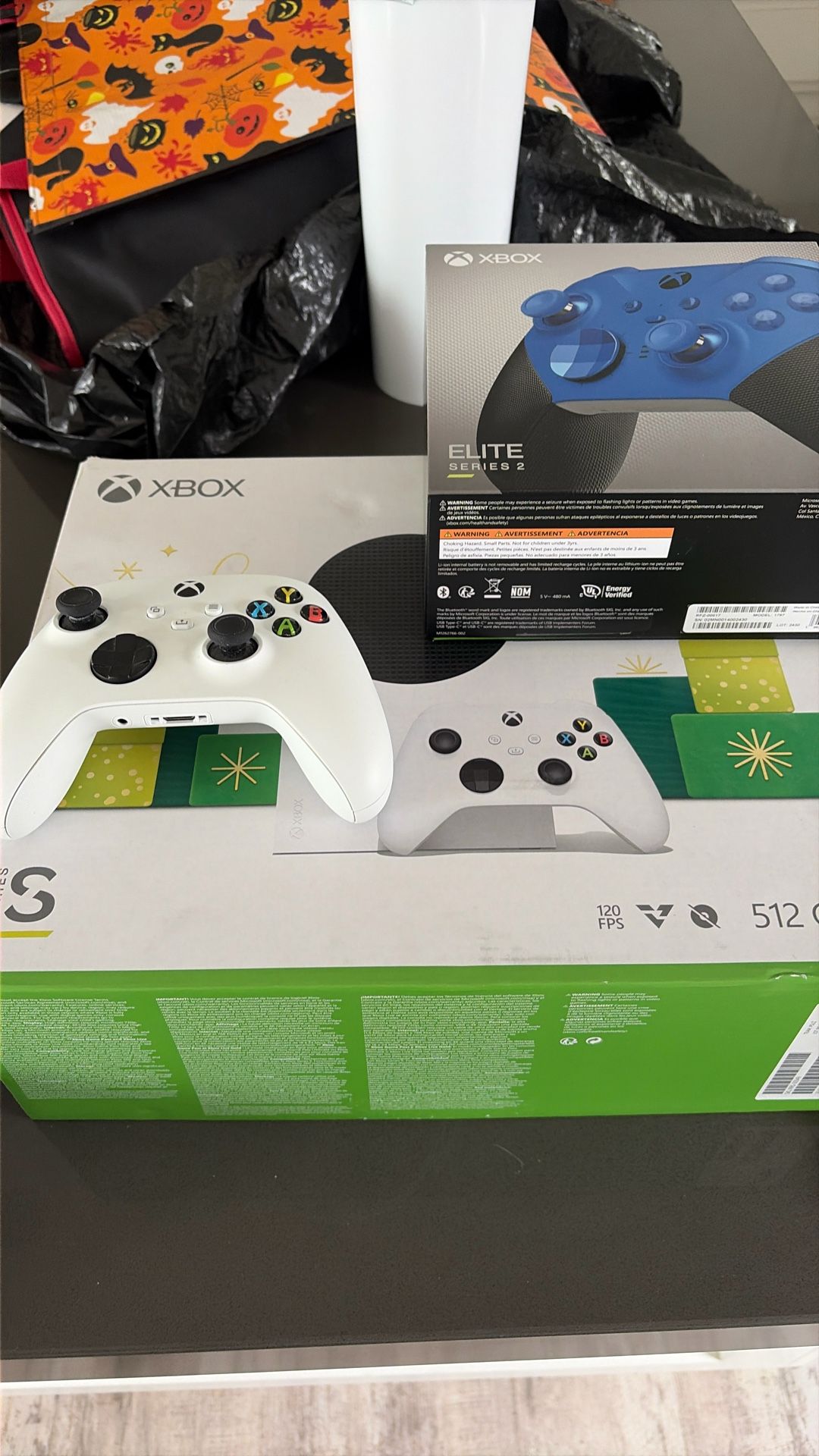 X-Box With Two Controllers
