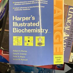 Harper’s Illustrated Biochemistry 26 edition
