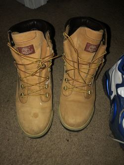 Timberlands field boots size 12 . $50 obo
