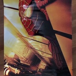 Spider-Man 2002 Twin Towers Recalled Glossy Quad Poster