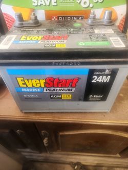 Everstart marine battery