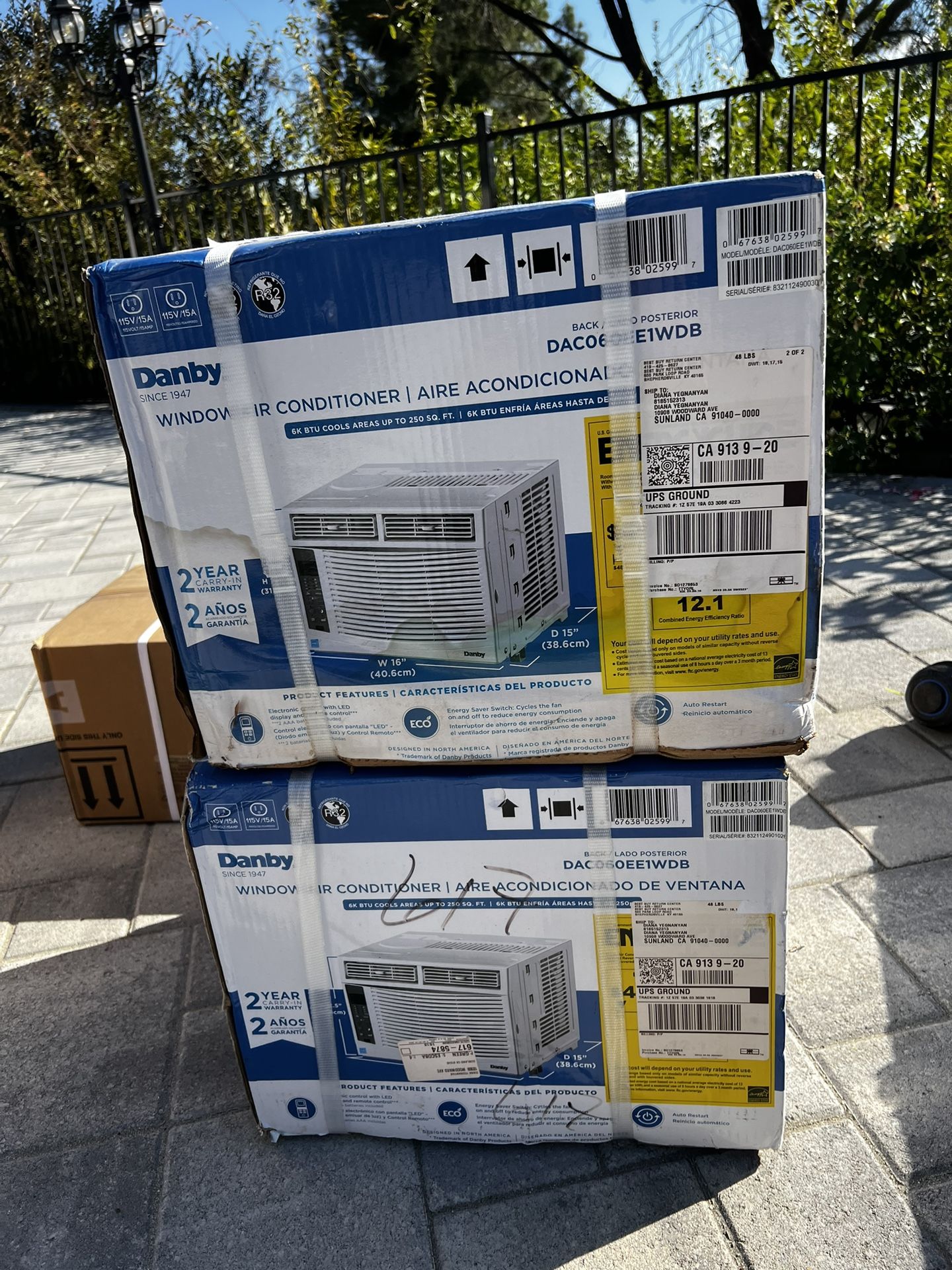Danby 6,000 Window AC New In Box
