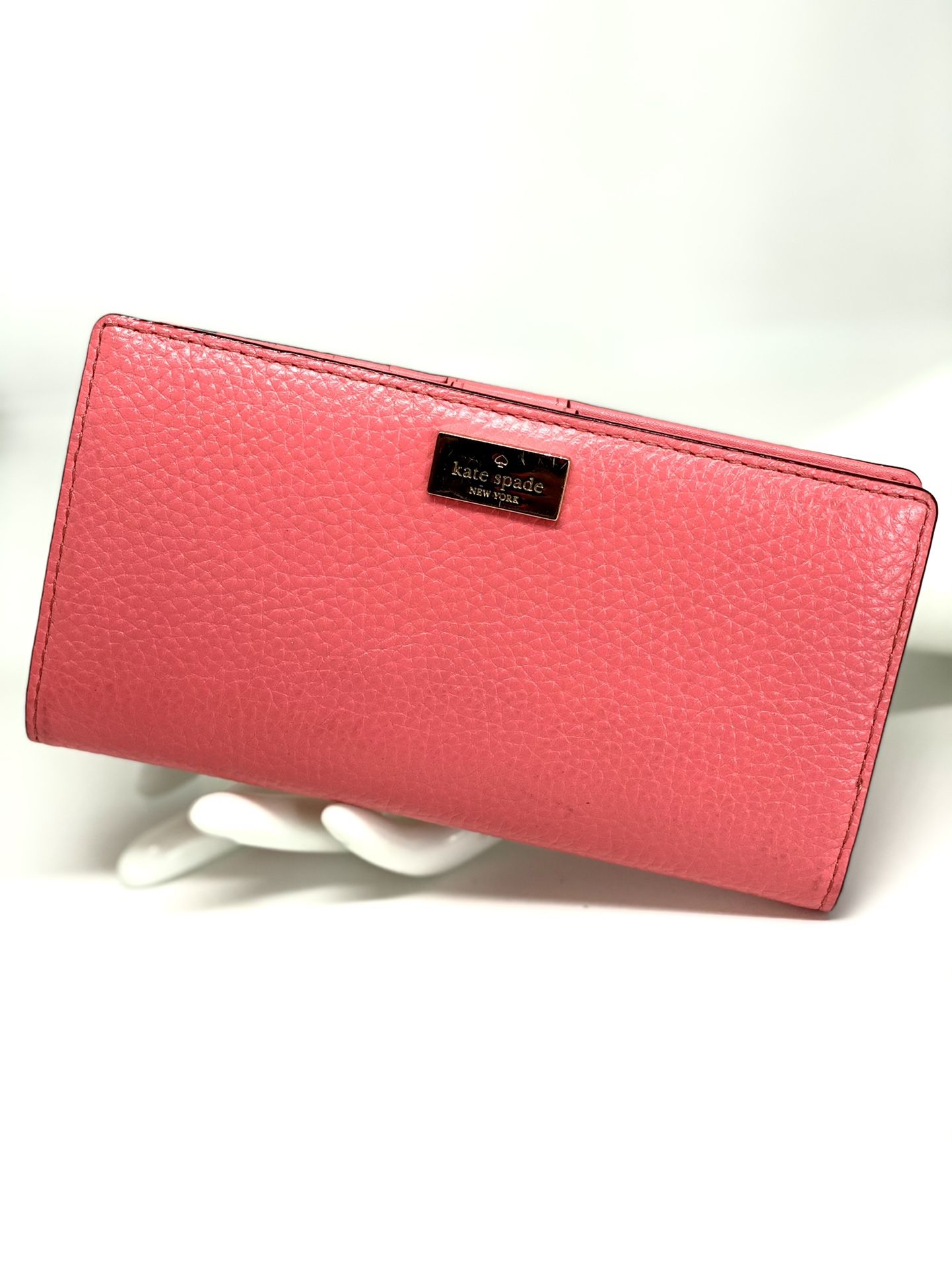 KATE SPADE Pink Large Slim Bifold Wallet