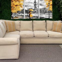 Beige Storehouse Furniture 2-Piece sectional Couch Free Delivery 🚚