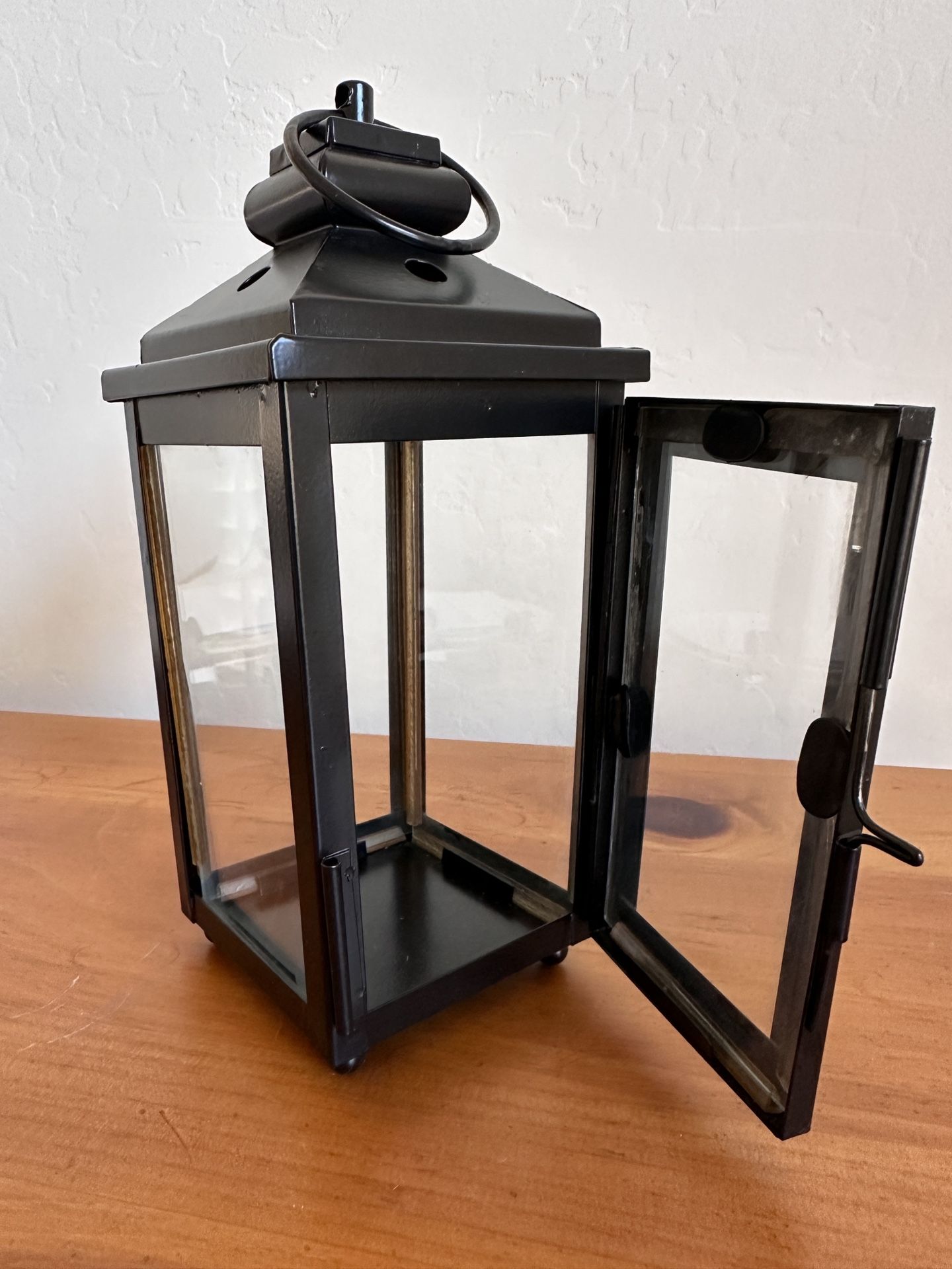 Black Lantern Candle Holder