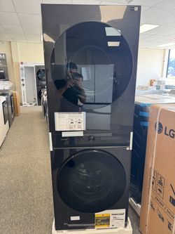 Samsung Bespoke AI Laundry Hub Easy Reach Control | AI OptiWash 4.6 cu.ft Wash & 7.6 cu.ft Dry
