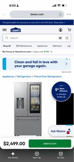 Samsung Bespoke AI Standard-Depth AutoView Zero Clearance