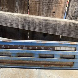 A 1941 Gauge Cluster