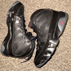 AIR JORDAN 9 IX RETRO BASKETBALL SNEAKERS BRED BLACK/RED MENS