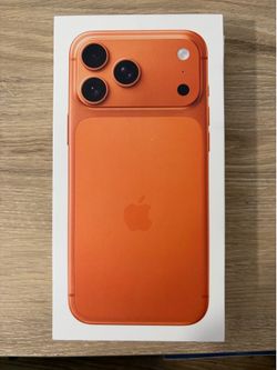 iPhone 17 Pro Max, Orange color, 256GB, unlocked